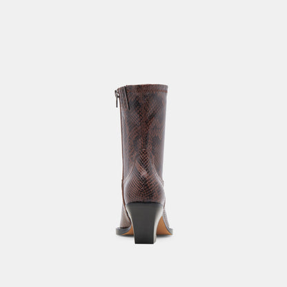 RUTGER WIDE CALF BOOTS JAVA EMBOSSED STELLA