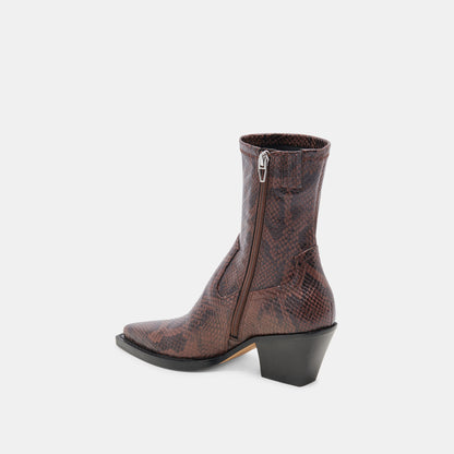 RUTGER WIDE CALF BOOTS JAVA EMBOSSED STELLA