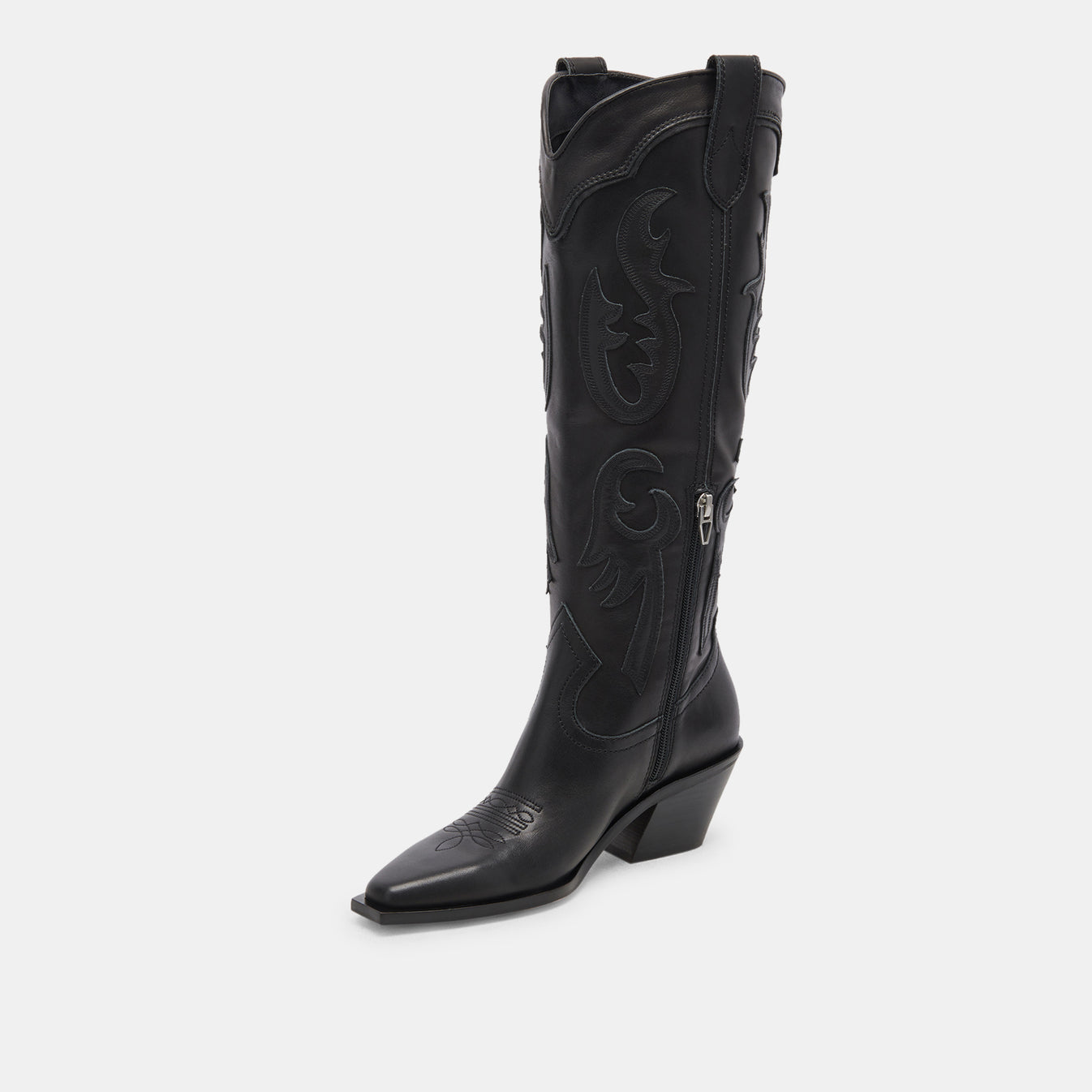 SAMSIN BOOTS BLACK LEATHER – Dolce Vita