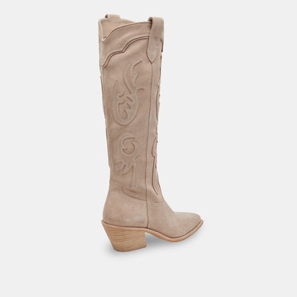 SAMSIN BOOTS TAUPE SUEDE