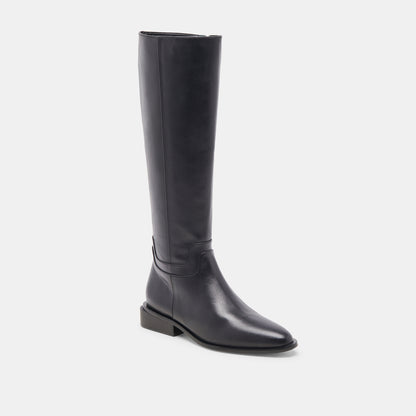 VERDI BOOTS BLACK LEATHER