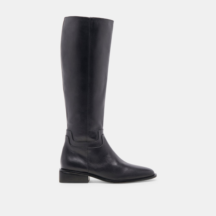 VERDI BOOTS BLACK LEATHER