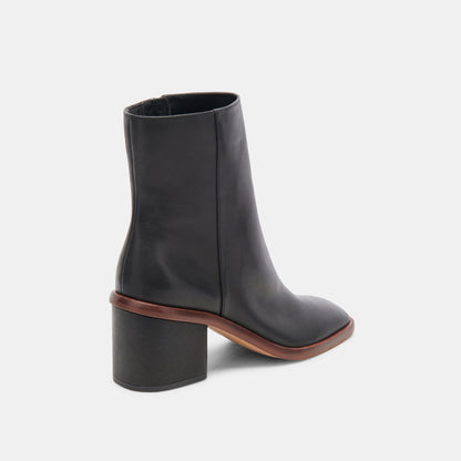 DAPPER BOOTIES BLACK LEATHER