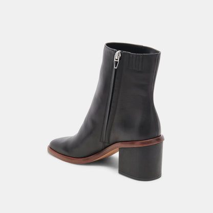 DAPPER BOOTIES BLACK LEATHER