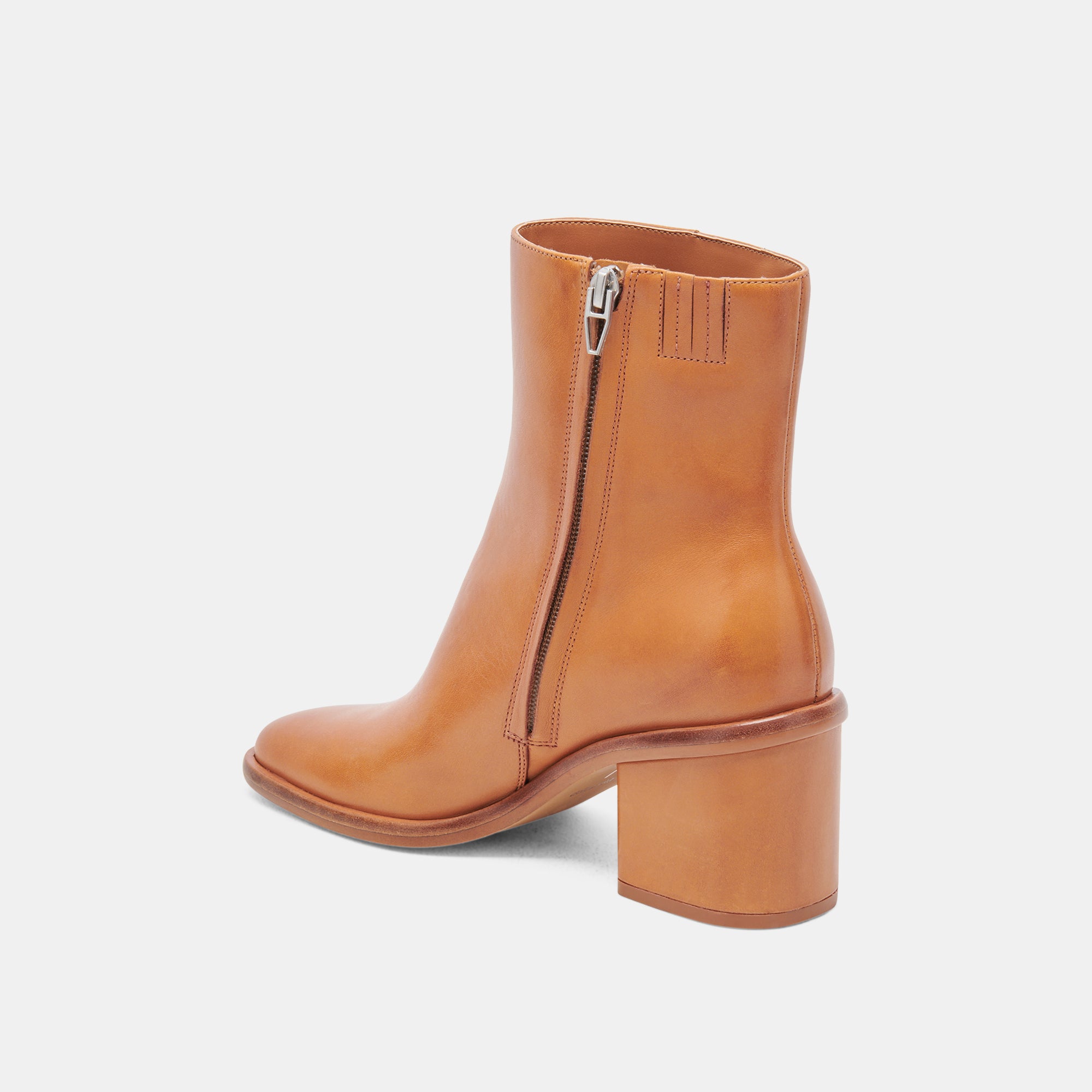 DAPPER BOOTIES TAN LEATHER