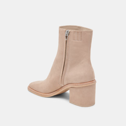 DAPPER BOOTIES TAUPE NUBUCK