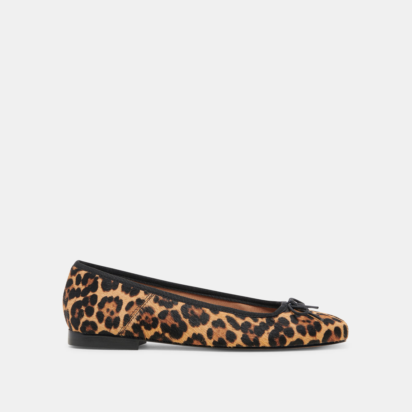 ANISA BALLET FLATS DK LEOPARD CALF HAIR – Dolce Vita