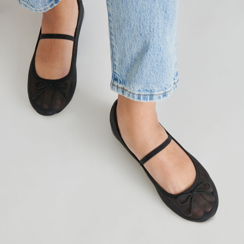 CADEL BALLET FLATS ONYX MESH