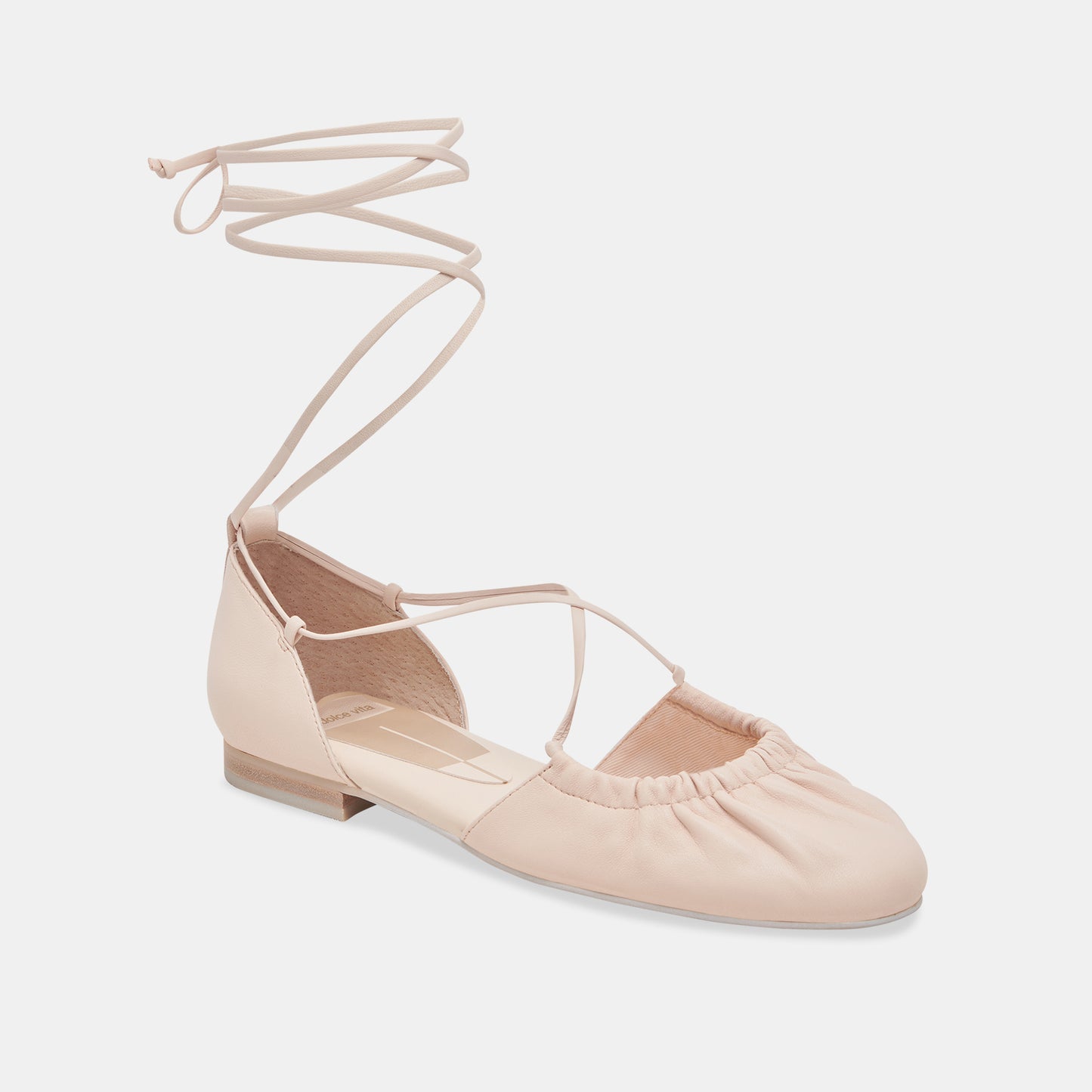 CANCUN BALLET FLATS LIGHT PINK LEATHER