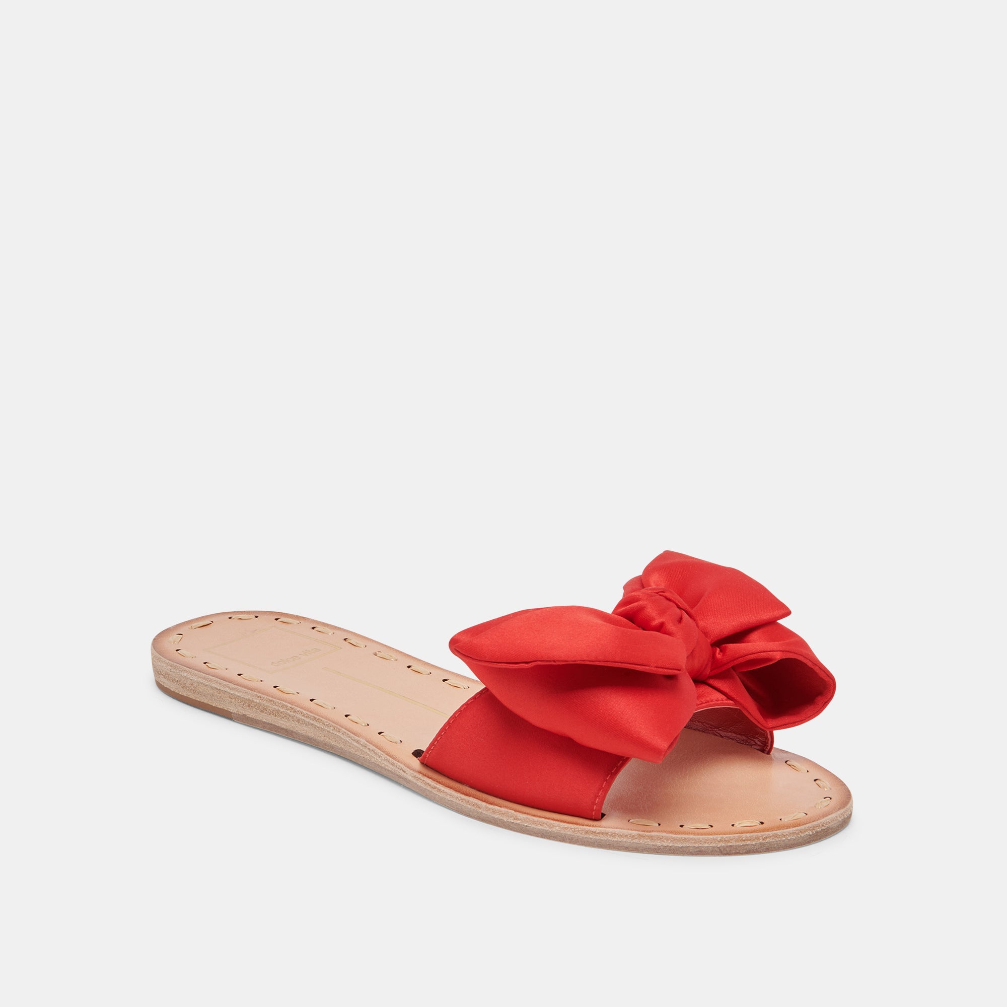 DARSEY SANDALS RED SATIN – Dolce Vita