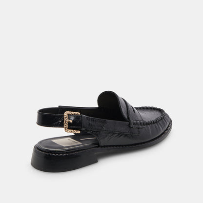 HARDI LOAFERS MIDNIGHT CRINKLE PATENT