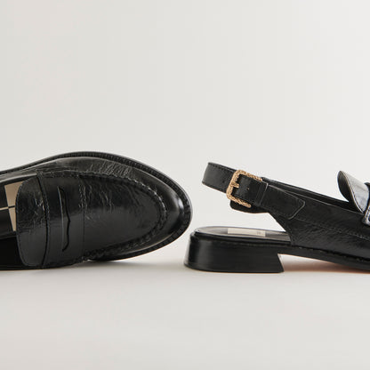 HARDI LOAFERS MIDNIGHT CRINKLE PATENT