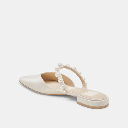 KANIKA PEARL FLATS VANILLA PEARLS