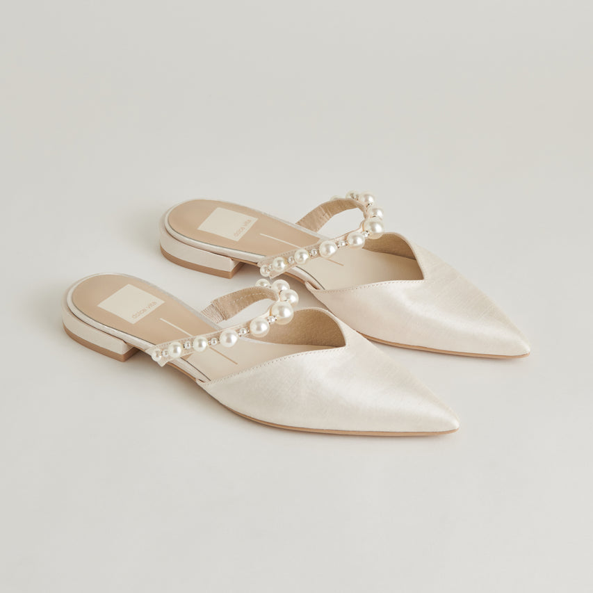 KANIKA PEARL FLATS VANILLA PEARLS