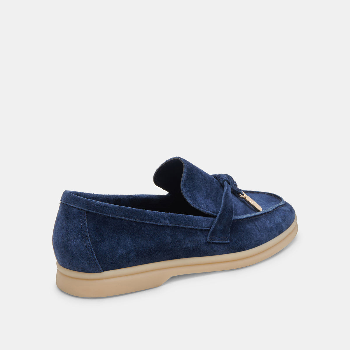 LONZO FLATS NAVY SUEDE – Dolce Vita