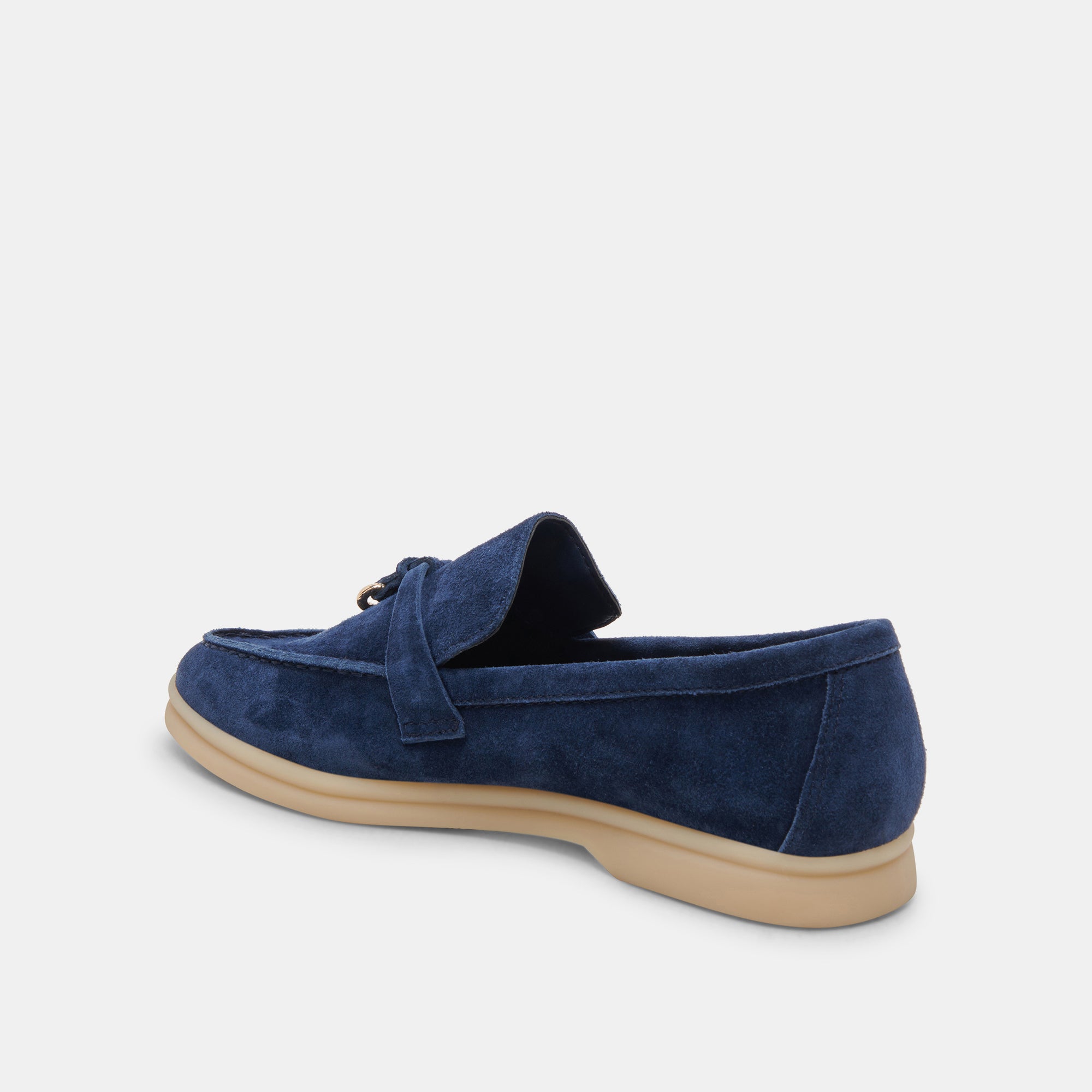 LONZO FLATS NAVY SUEDE – Dolce Vita