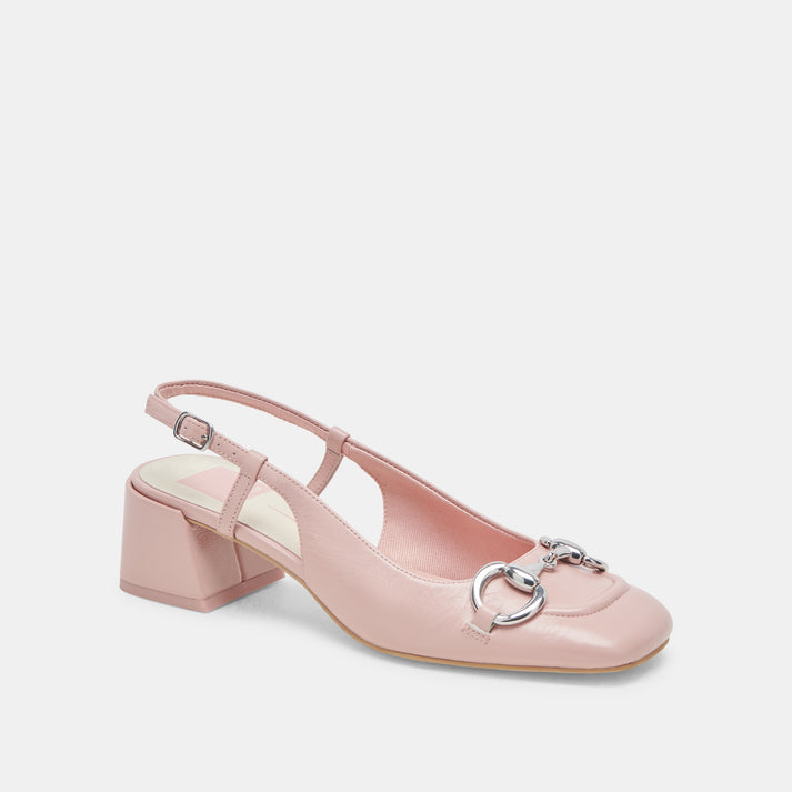 MELLI HEELS PINK CRINKLE PATENT – Dolce Vita