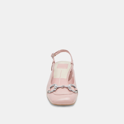 MELLI HEELS PINK CRINKLE PATENT