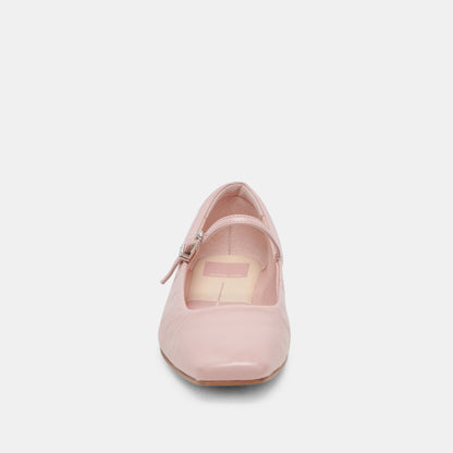 REYES BALLET FLATS PINK CRINKLE PATENT