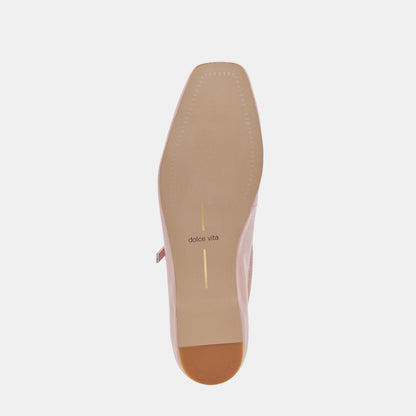 REYES BALLET FLATS PINK CRINKLE PATENT