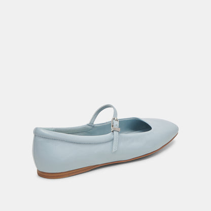 REYES BALLET FLATS SKY BLUE CRINKLE PATENT