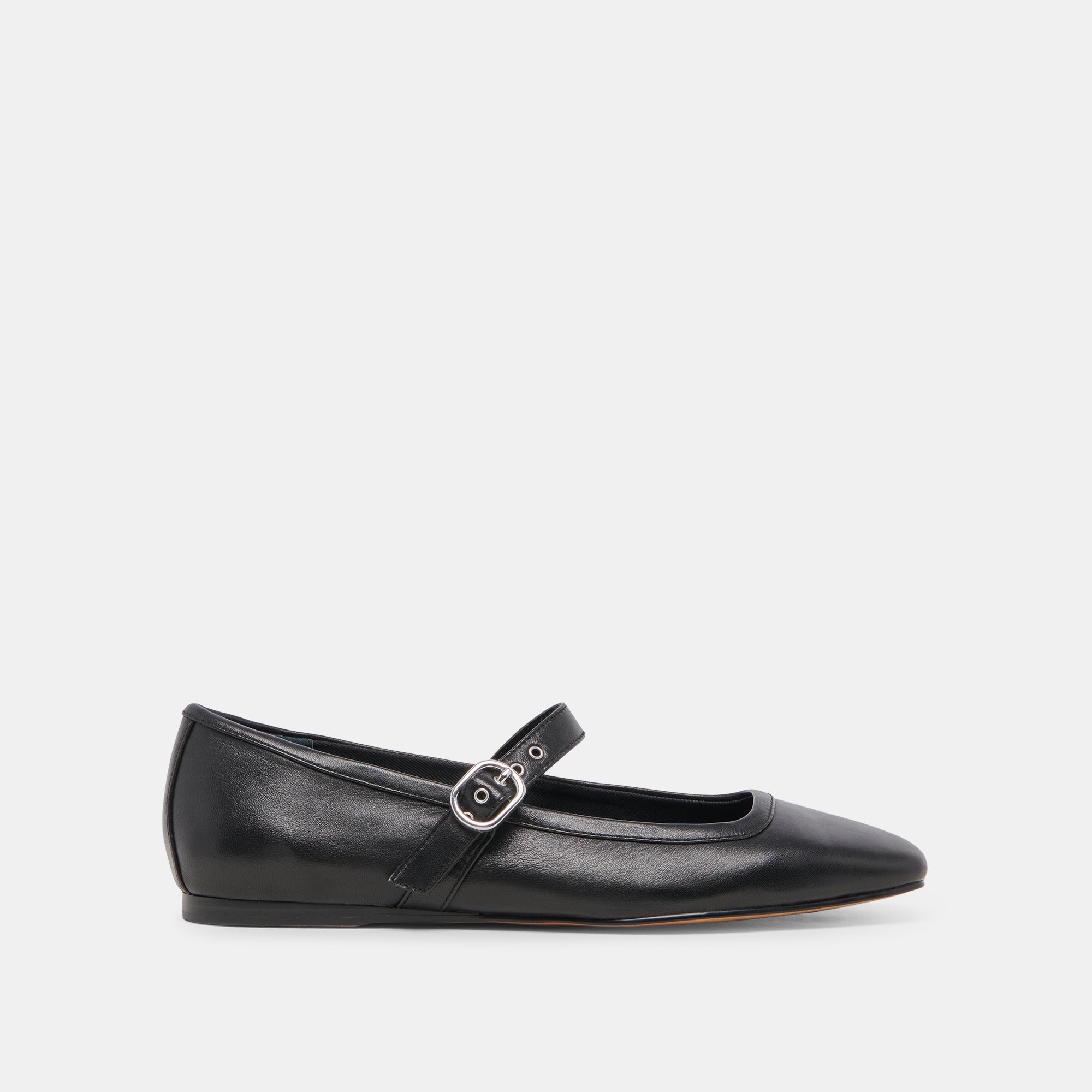 RODNI BALLET FLATS BLACK LEATHER – Dolce Vita