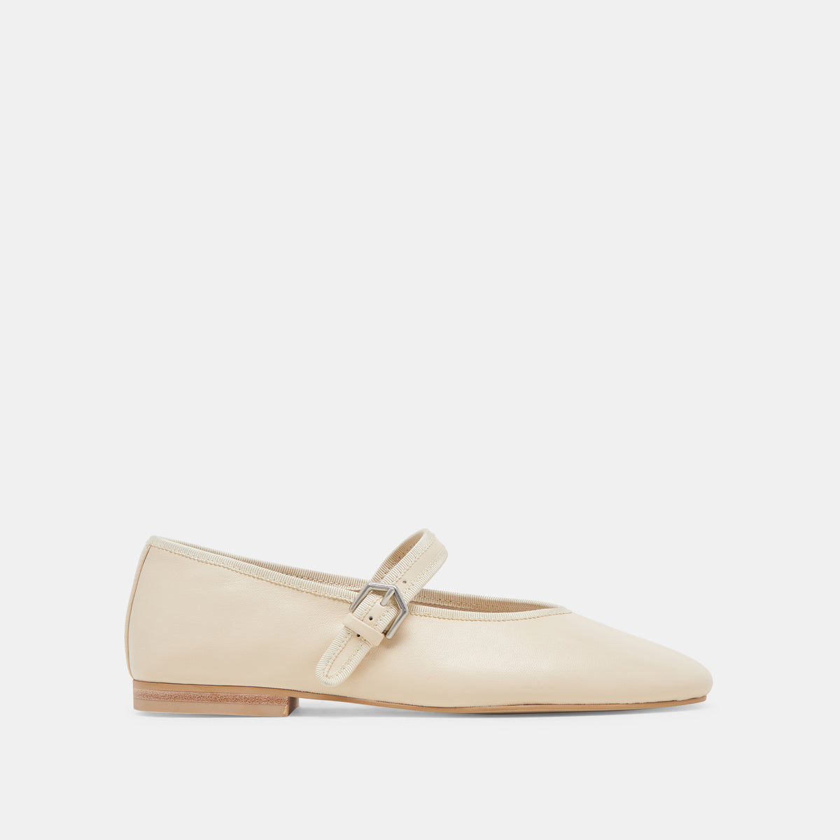 ROSLYN BALLET FLATS CREME LEATHER – Dolce Vita