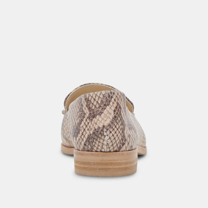 BENY FLATS SAND SNAKE EMBOSSED