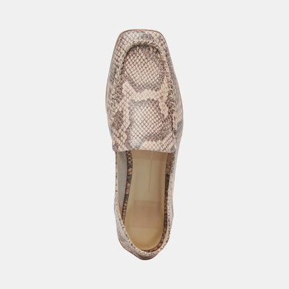 BENY FLATS SAND SNAKE EMBOSSED