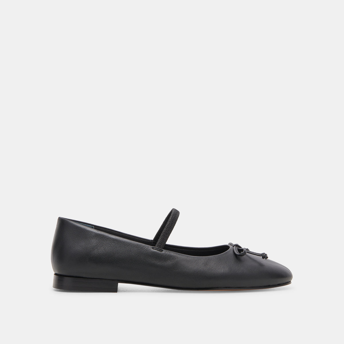 CARIN BALLET FLATS BLACK LEATHER – Dolce Vita