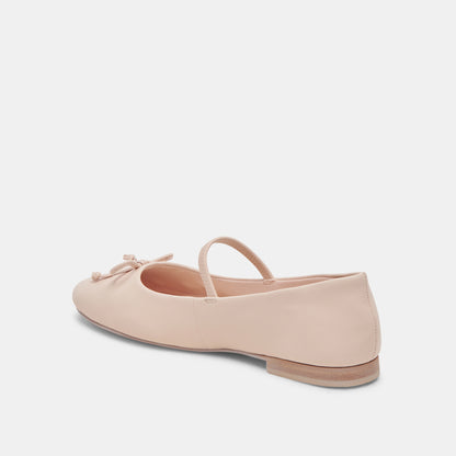 CARIN BALLET FLATS LIGHT PINK LEATHER