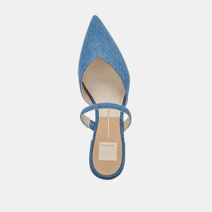 KANIKA FLATS BLUE DENIM