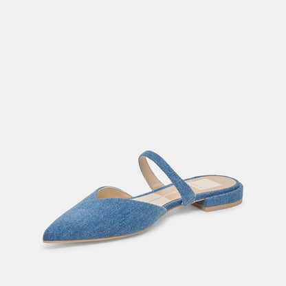 KANIKA FLATS BLUE DENIM