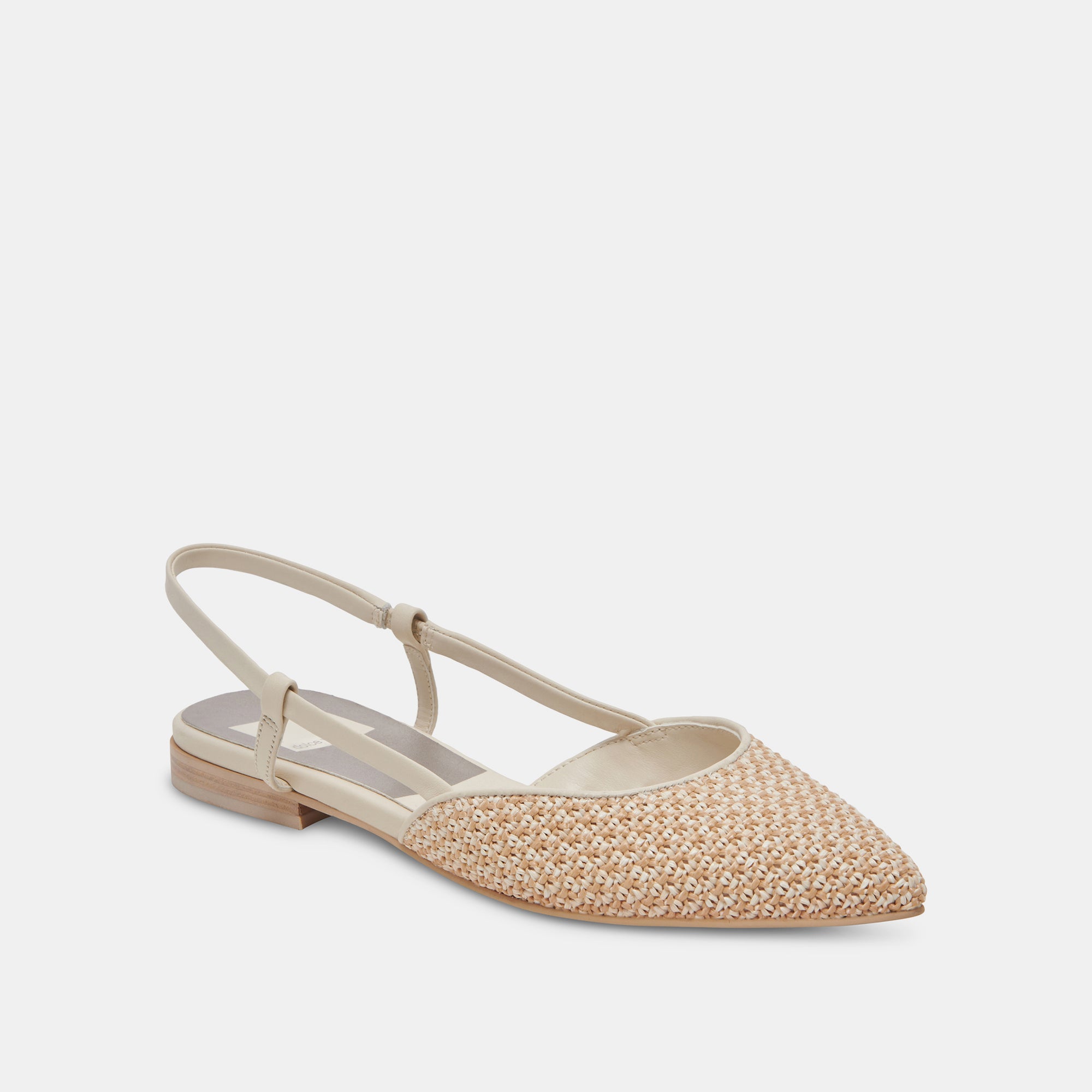 Dolce Vita Sabor-273 Women's Flat Shoes LT Natural Raffia : 7.5 M