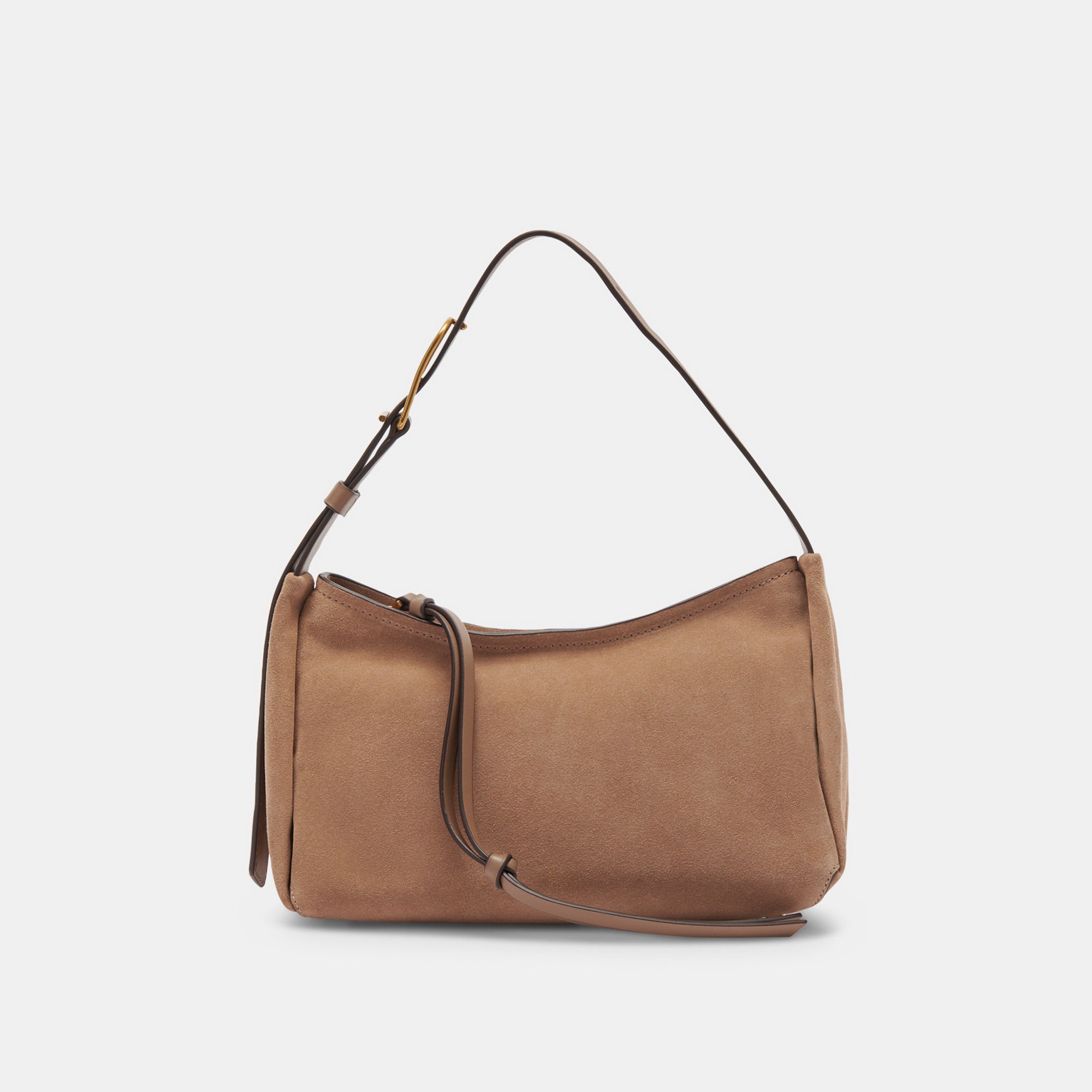 The Classic Bag - Chestnut Suede – Cadine