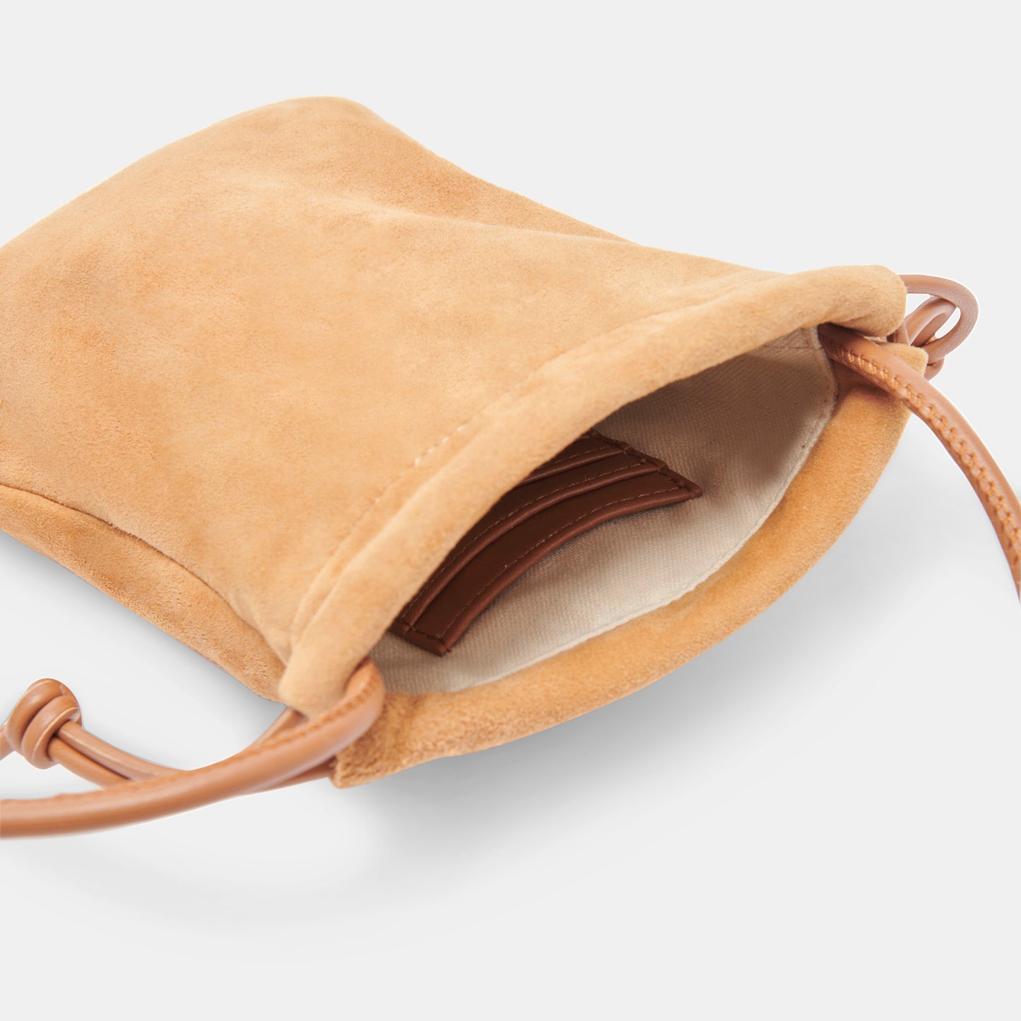 EVIE CROSSBODY POUCH RUSTY OAK SUEDE