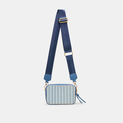 GLADYS CROSSBODY BLUE WOVEN