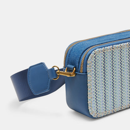 GLADYS CROSSBODY BLUE WOVEN