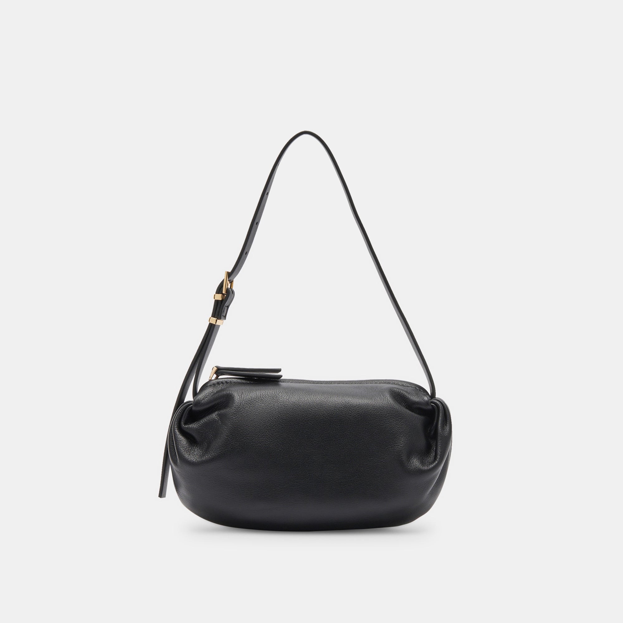 LIVI SHOULDER BAG BLACK LEATHER – Dolce Vita