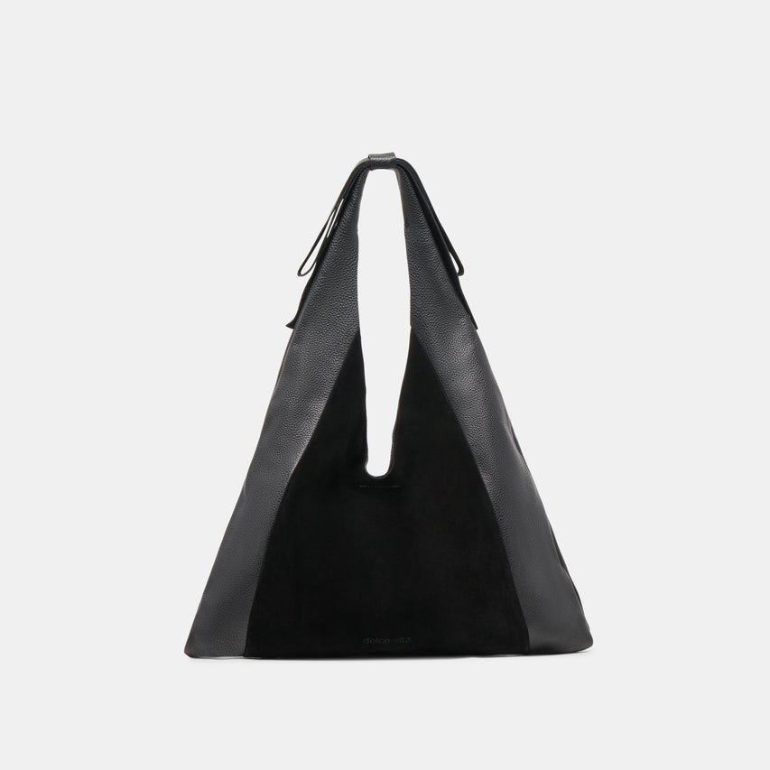 MARIE TOTE BLACK MULTI LEATHER