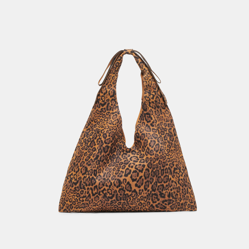 MARIE TOTE LEOPARD SUEDE