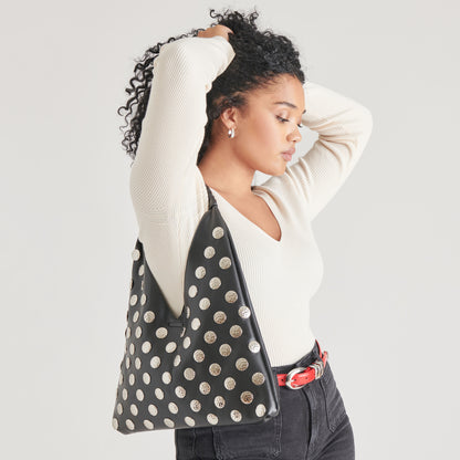 MIA STUD TOTE BLACK MULTI STELLA