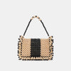 SEYCHELL HANDBAG BLACK NATURAL WOOD