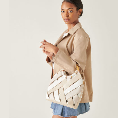 SIENNA HANDBAG IVORY MULTI STELLA