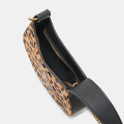 SILVIE SHOULDER BAG LEOPARD CALF HAIR