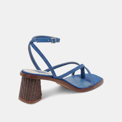 BANITA SANDALS BLUE DENIM