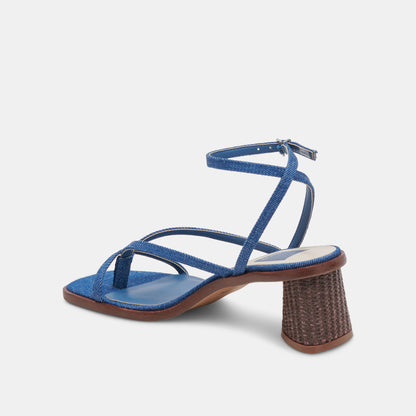 BANITA SANDALS BLUE DENIM