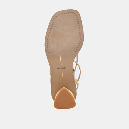 BANITA WIDE SANDALS LT NATURAL RAFFIA