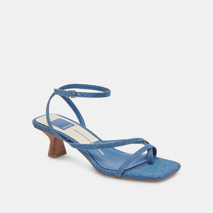 BAYLOR HEELS BLUE DENIM