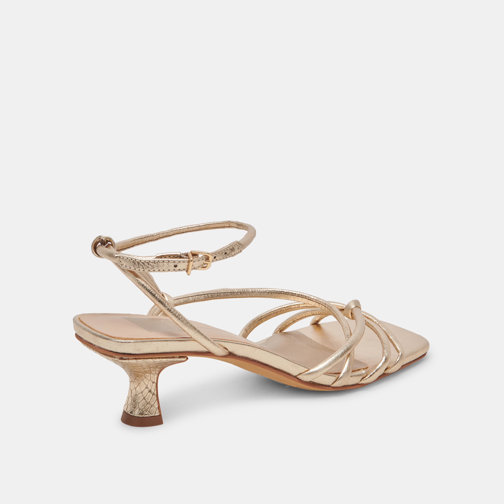 BEV HEELS GOLD METALLIC LEATHER – Dolce Vita